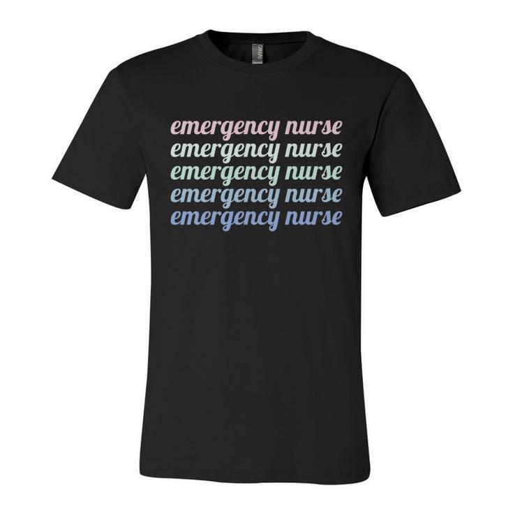 Emergency Nurse Gift Unisex Jersey Short Sleeve Crewneck Tshirt