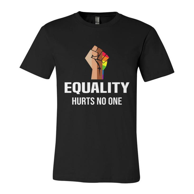 Equality Hurts No One Lgbt Human Rights Gift Unisex Jersey Short Sleeve Crewneck Tshirt