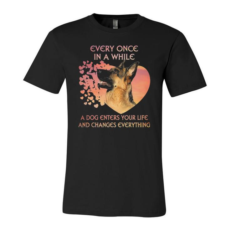 Every Once In A While A Dutch Shepherd Enters You Life Jersey T-Shirt