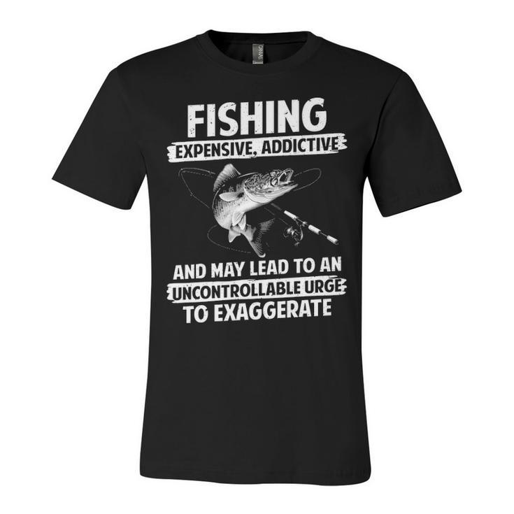 Fishing - Expensive Addictive Unisex Jersey Short Sleeve Crewneck Tshirt