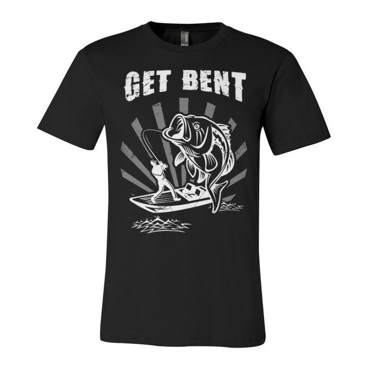 Fishing - Get Bent Unisex Jersey Short Sleeve Crewneck Tshirt