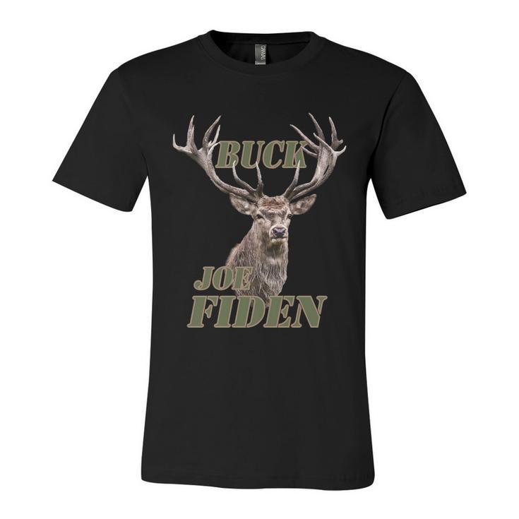 Funny Anti Biden Fjb Buck Joe Fiden Deer Unisex Jersey Short Sleeve Crewneck Tshirt