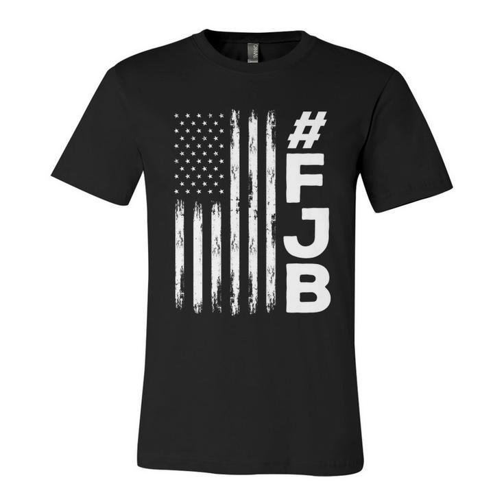 Funny Anti Biden Fjb Pro America Us Distressed Flag F Biden Fjb Unisex Jersey Short Sleeve Crewneck Tshirt