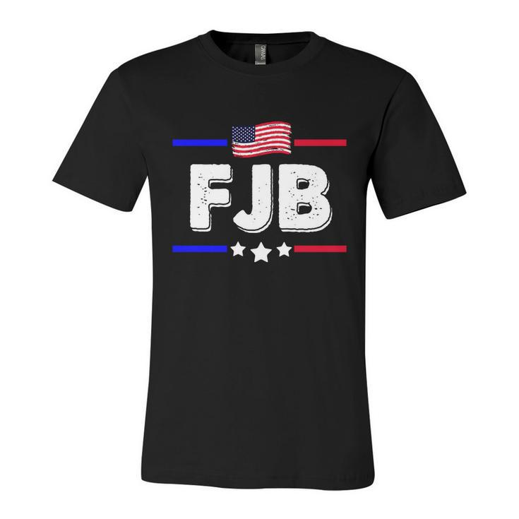 Funny Anti Biden Fjb Us Flag F Joe Biden Unisex Jersey Short Sleeve Crewneck Tshirt