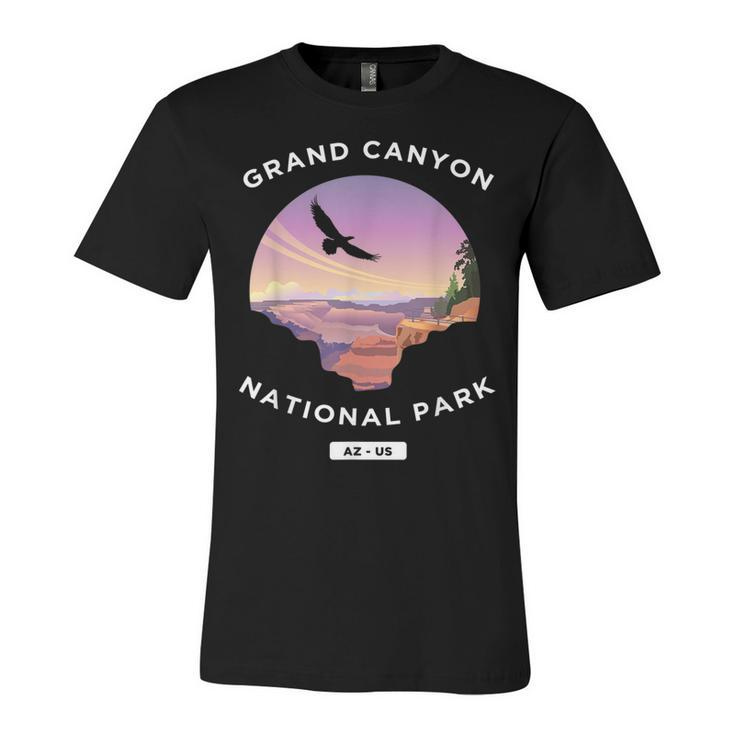 Grand Canyon Arizona Us National Park Travel Hiking  Unisex Jersey Short Sleeve Crewneck Tshirt