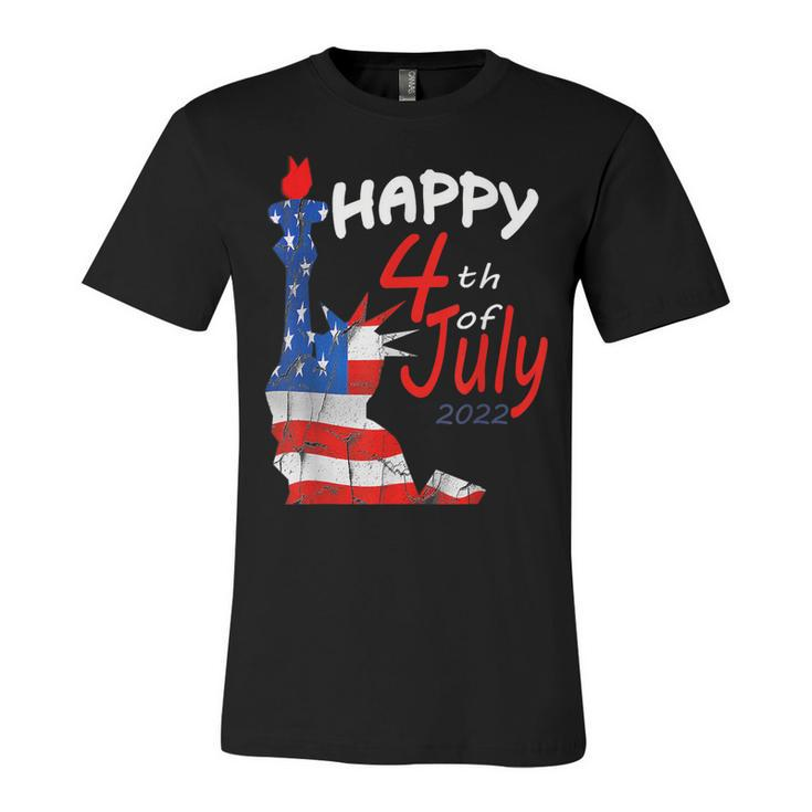 Happy Independence Day 2022 Happy 4Th Of July 2022  Unisex Jersey Short Sleeve Crewneck Tshirt