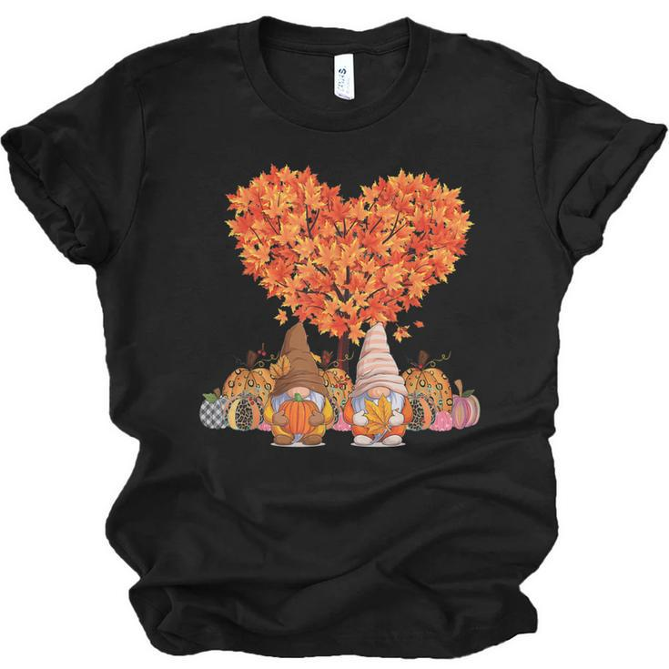 Its Fall Yall Cute Gnomes Pumpkin Autumn Tree Fall Leaves  V2 Men Women T-shirt Unisex Jersey Short Sleeve Crewneck Tee