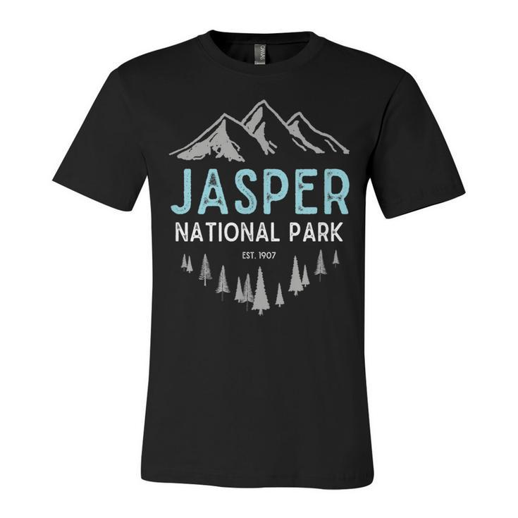 Jasper National Park  Est 1907 Vintage Canadian Park Unisex Jersey Short Sleeve Crewneck Tshirt