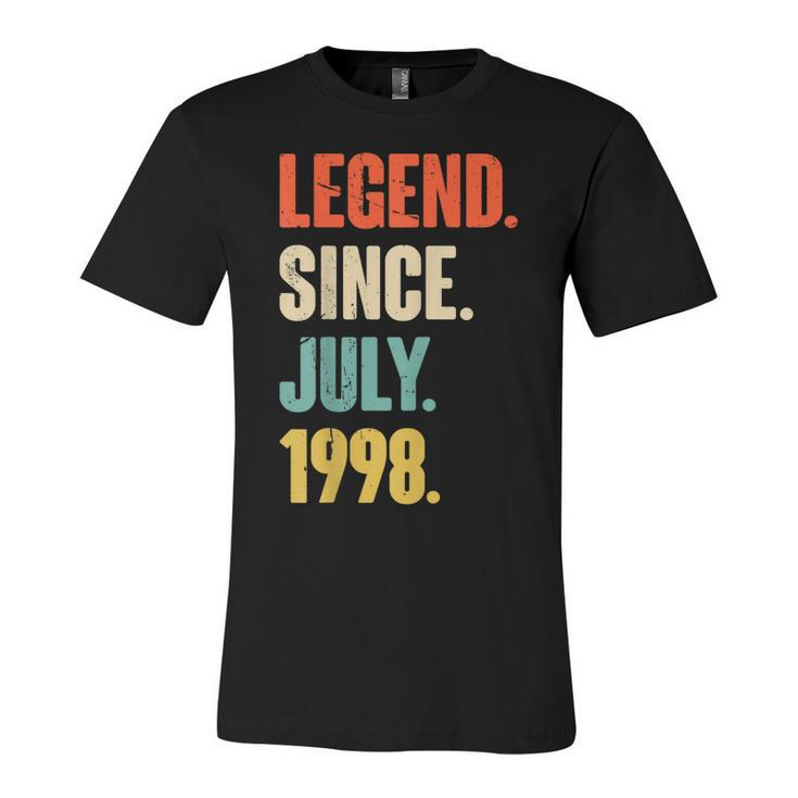 Legend Since July 1998 - 24 Year Old Gift 24Th Birthday  Unisex Jersey Short Sleeve Crewneck Tshirt
