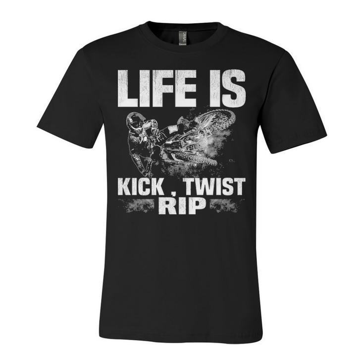 Life Is Kick Unisex Jersey Short Sleeve Crewneck Tshirt