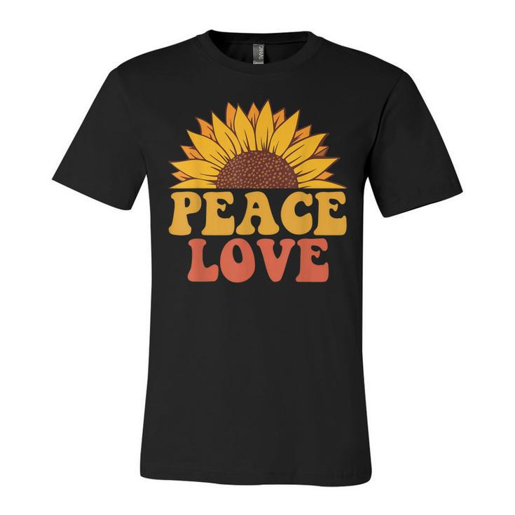Peace Sign Love 60S 70S Tie Dye Hippie Halloween Costume  V8 Unisex Jersey Short Sleeve Crewneck Tshirt
