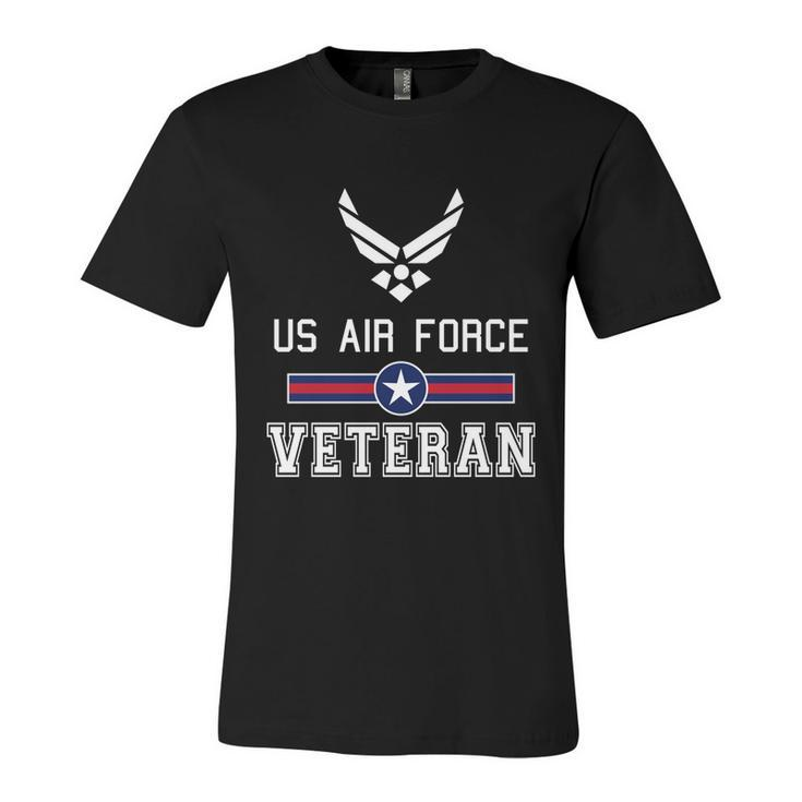 Proud Air Force Veteran Military Pride Gift Unisex Jersey Short Sleeve Crewneck Tshirt