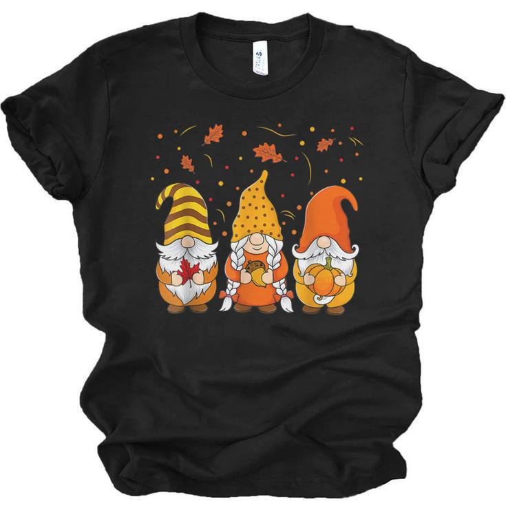 Pumpkin Gnomes Fall Autumn Cute Halloween Thanksgiving Gift  Men Women T-shirt Unisex Jersey Short Sleeve Crewneck Tee