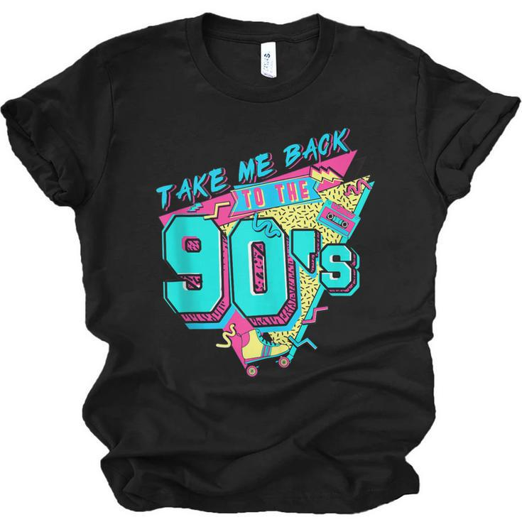 Retro Vintage Music Tape 90S Take Me Back To The 90S  Men Women T-shirt Unisex Jersey Short Sleeve Crewneck Tee