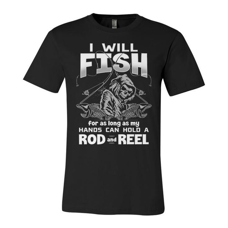 Rod And Reel Unisex Jersey Short Sleeve Crewneck Tshirt