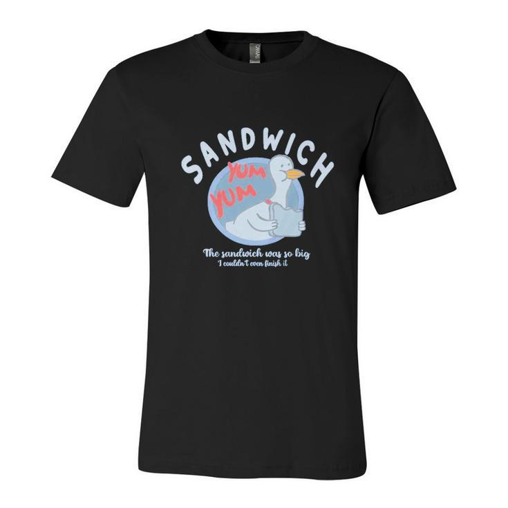 Sandwich The Sandwich Was So Big Unisex Jersey Short Sleeve Crewneck Tshirt