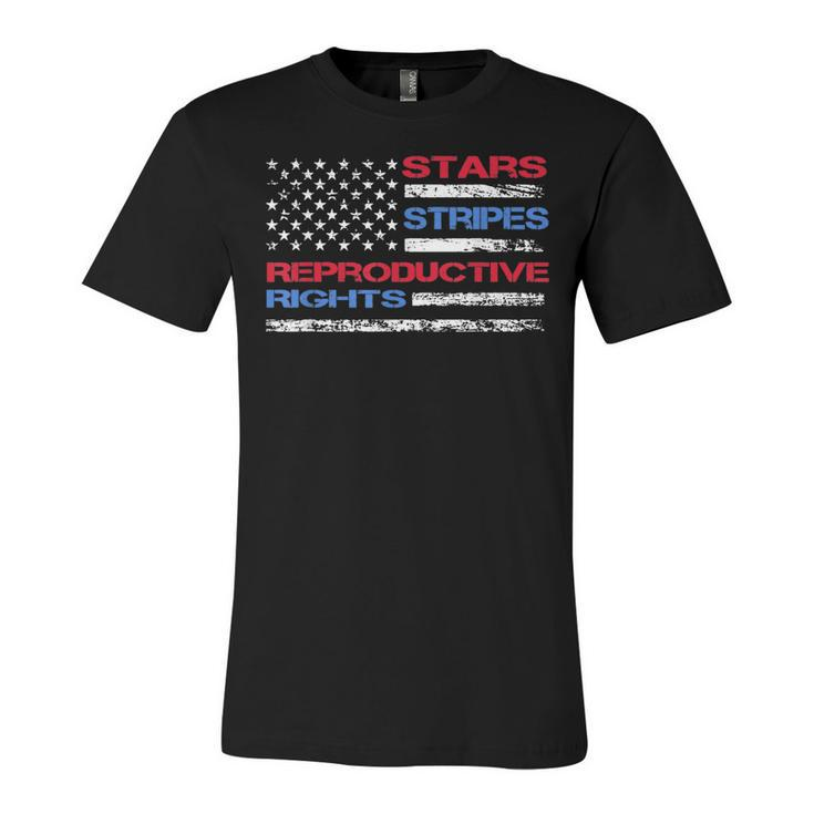 Stars Stripes & Reproductive Rights 4Th Of July Equal Rights  Unisex Jersey Short Sleeve Crewneck Tshirt