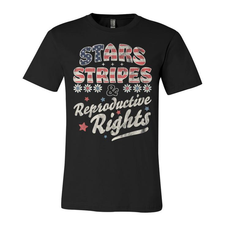Stars Stripes Reproductive Rights Patriotic 4Th Of July Cute  V3 Unisex Jersey Short Sleeve Crewneck Tshirt