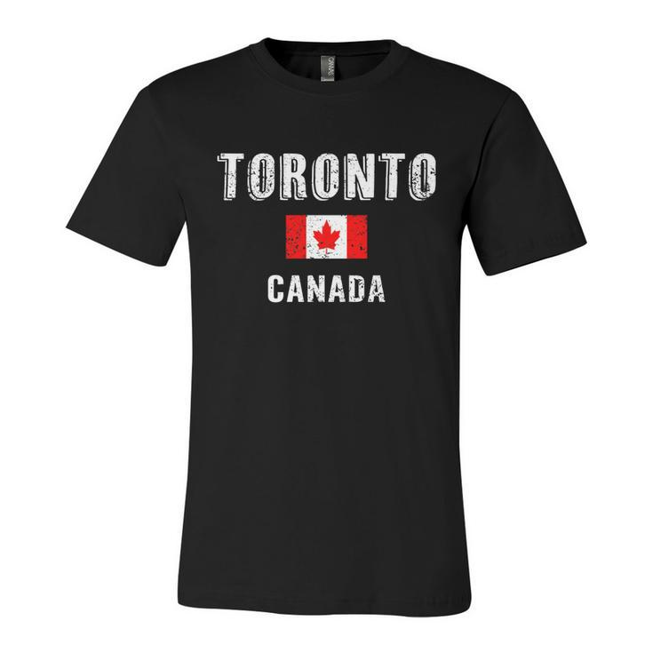 Toronto Canada Retro Vintage National Pride Gift Souvenir Gift Unisex Jersey Short Sleeve Crewneck Tshirt