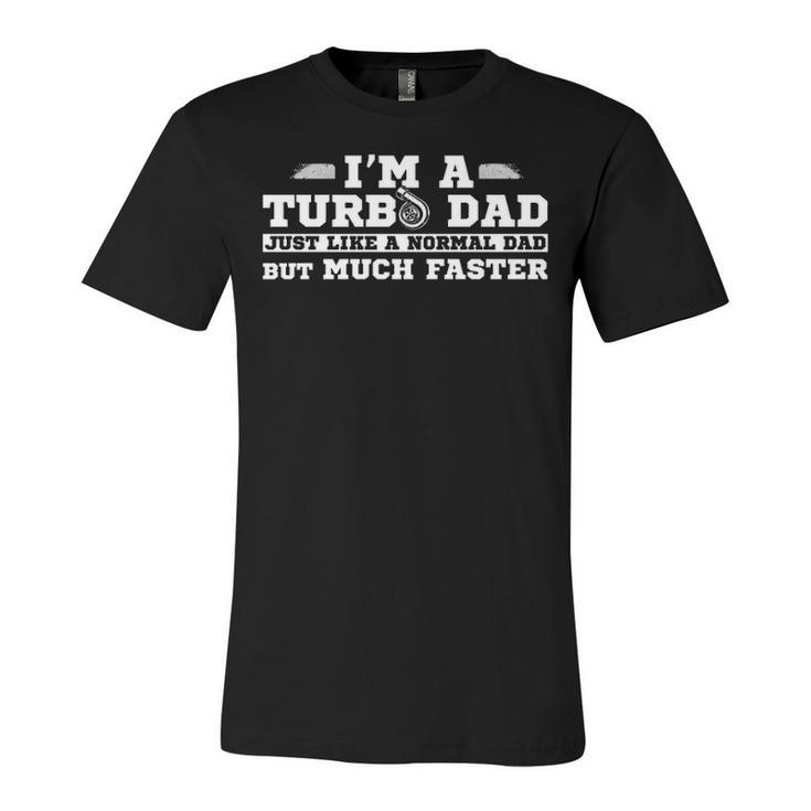 Turbo Dad V2 Unisex Jersey Short Sleeve Crewneck Tshirt