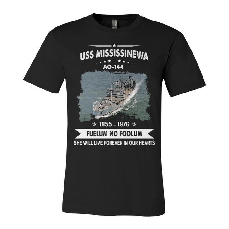 Uss Mississinewa Ao  V2 Unisex Jersey Short Sleeve Crewneck Tshirt