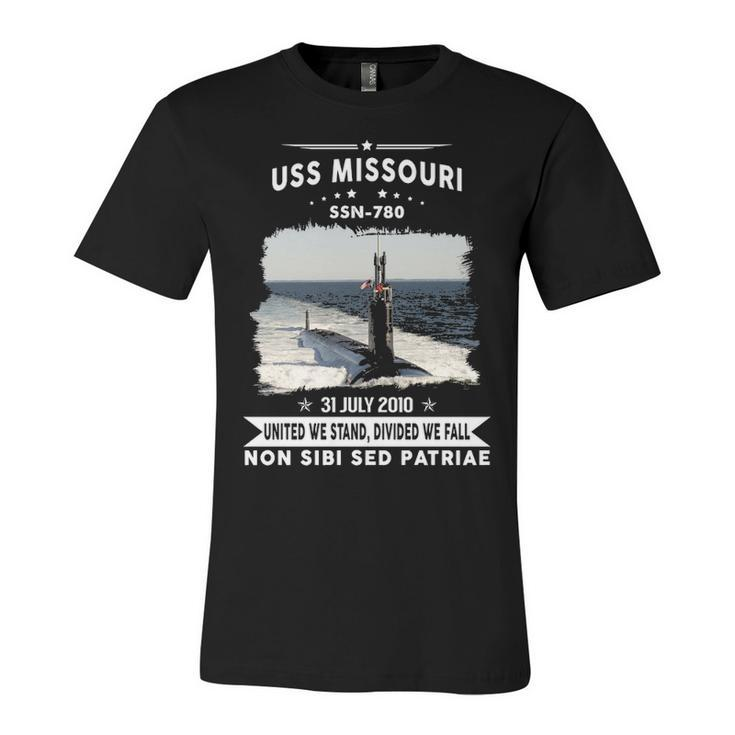 Uss Missouri Ssn  Unisex Jersey Short Sleeve Crewneck Tshirt