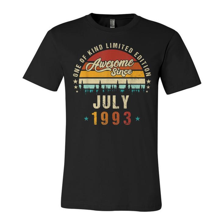 Vintage 29Th Birthday Awesome Since July 1993 Epic Legend  Unisex Jersey Short Sleeve Crewneck Tshirt