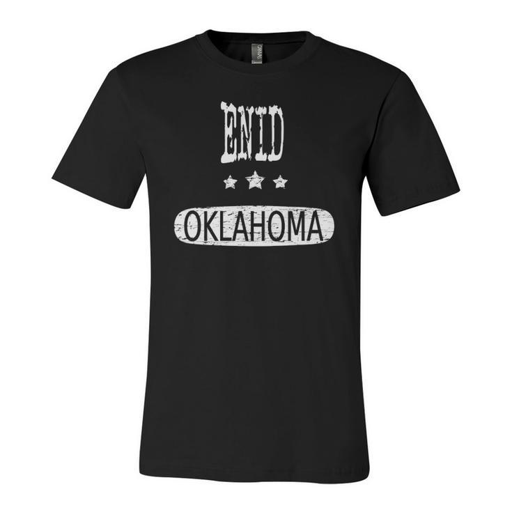 Vintage Enid Oklahoma Home Roots Jersey T-Shirt