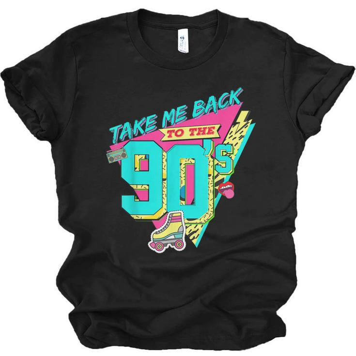 Vintage Music Tape 90S Take Me Back To The 90S  Men Women T-shirt Unisex Jersey Short Sleeve Crewneck Tee