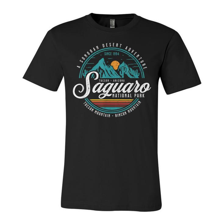 Vintage Saguaro National Park Arizona Souvenir  Unisex Jersey Short Sleeve Crewneck Tshirt