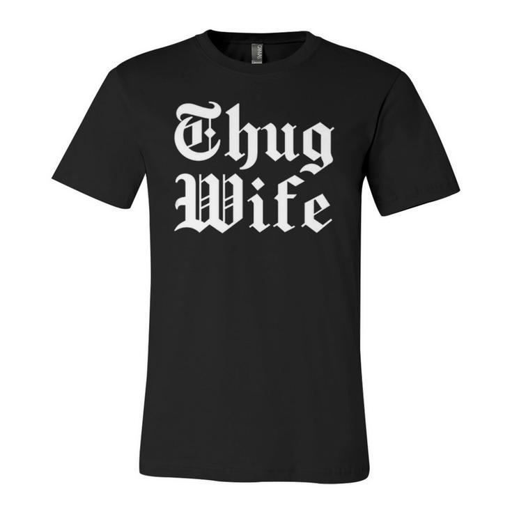 Vintage Thug Wife Tough Mom Women&8217S Jersey T-Shirt