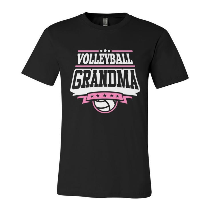Volleyball Grandma Meaningful Gift Unisex Jersey Short Sleeve Crewneck Tshirt