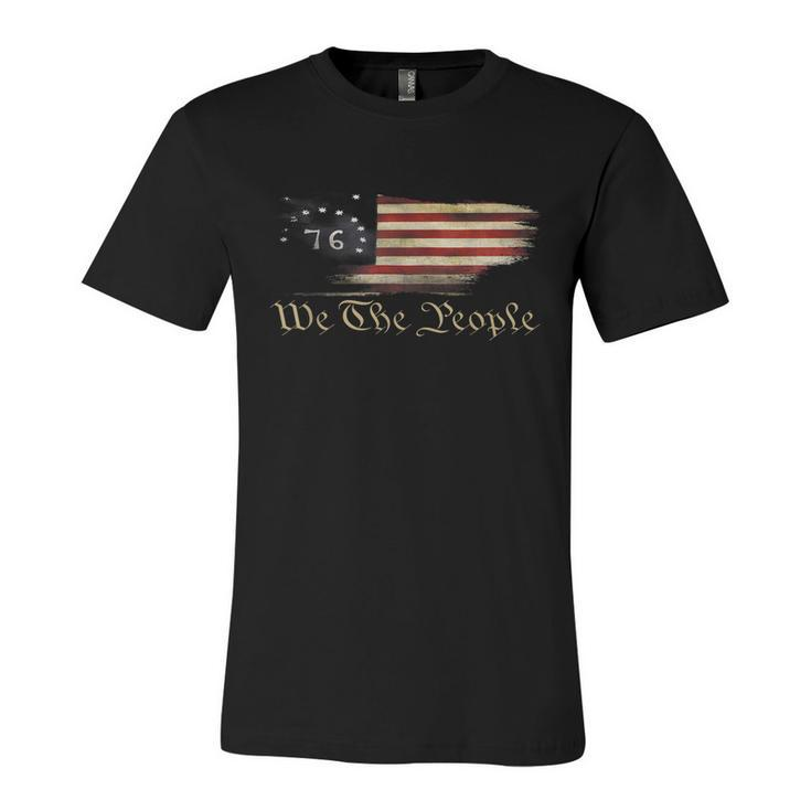 We The People American History 1776 Independence Day Vintage Unisex Jersey Short Sleeve Crewneck Tshirt