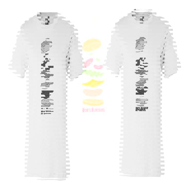 Bob&8217S Burgers Elements Of A Burger Unisex Jersey Short Sleeve Crewneck Tshirt