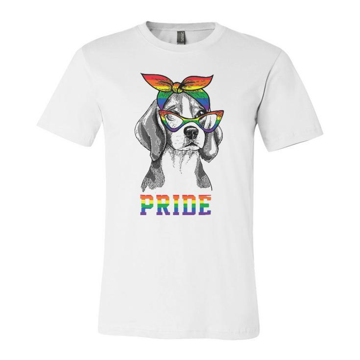 Cute Dog Lover Puppy Owner Beagle Mom Dad Gay Lesbian Lgbt Unisex Jersey Short Sleeve Crewneck Tshirt