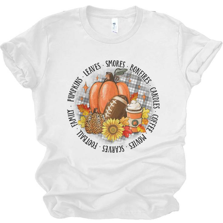 Cute Halloween Autumn Season Vibes For Autumn Lovers  Men Women T-shirt Unisex Jersey Short Sleeve Crewneck Tee