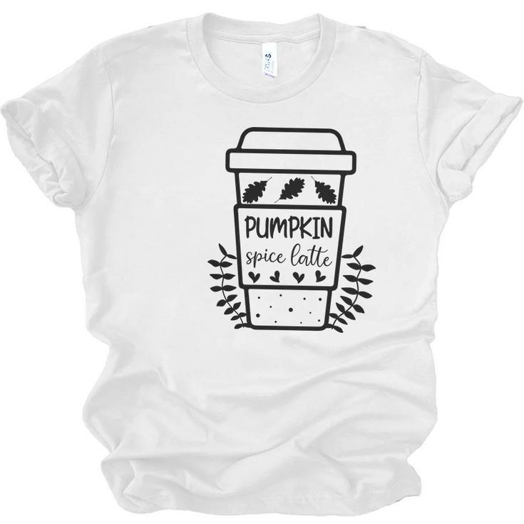 Funny Pumpkin Spice Latte Coffee Men Women T-shirt Unisex Jersey Short Sleeve Crewneck Tee