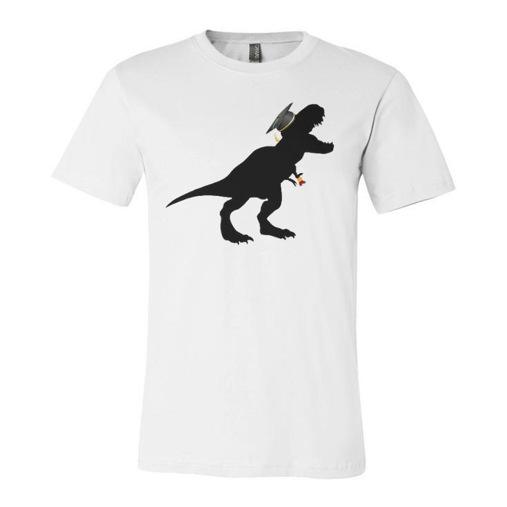 Graduate Saurus Graduated Dinosaur School Jersey T-Shirt