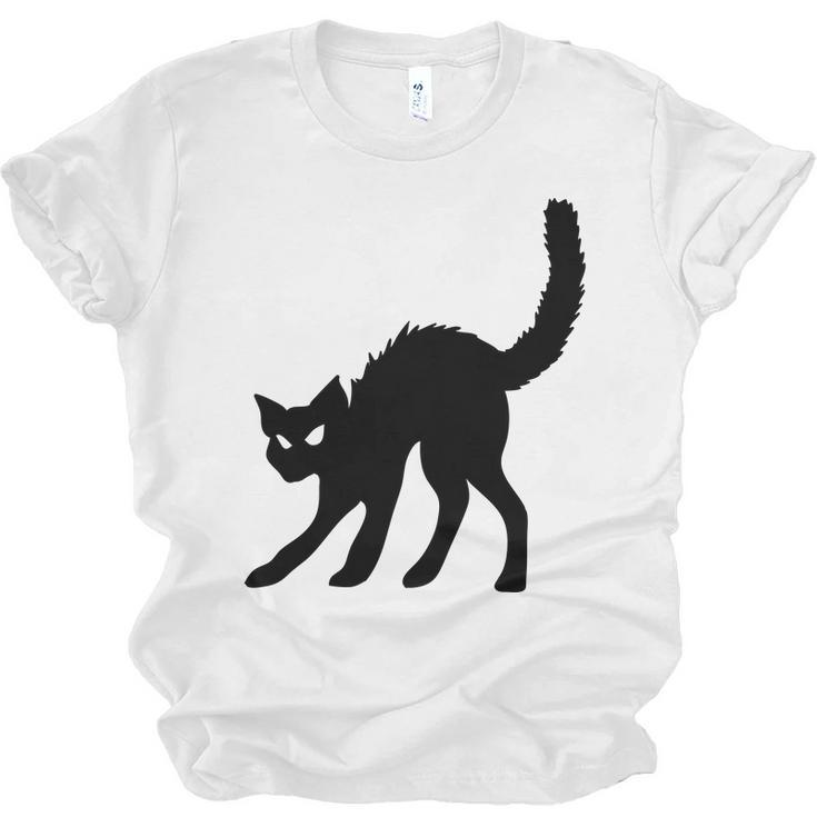 Halloween Black Cat Witches Pet Design Men Women T-shirt Unisex Jersey Short Sleeve Crewneck Tee