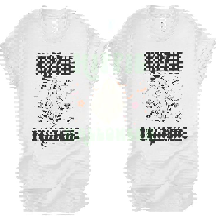 Halloween Cute Hippie Halloween Design Men Women T-shirt Unisex Jersey Short Sleeve Crewneck Tee