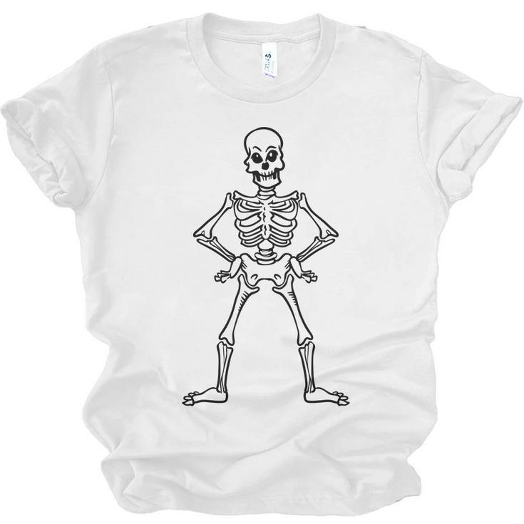 Halloween Funny Skeleton Black Custom For You Men Women T-shirt Unisex Jersey Short Sleeve Crewneck Tee