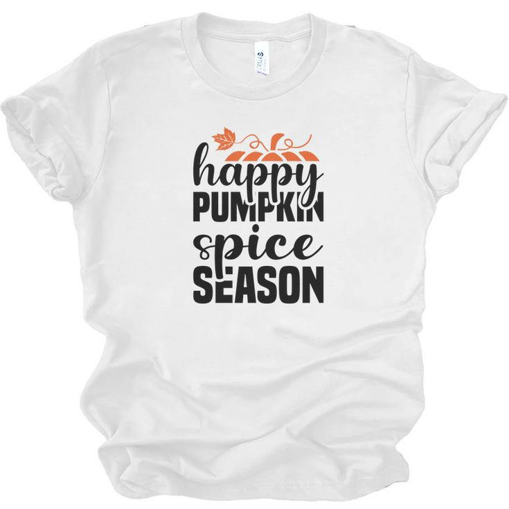 Happy Pumpkin Spice Season Fall V3 Men Women T-shirt Unisex Jersey Short Sleeve Crewneck Tee