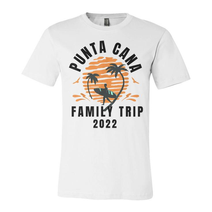 Punta Cana Family Vacation 2022 Matching Dominican Republic  V3 Unisex Jersey Short Sleeve Crewneck Tshirt