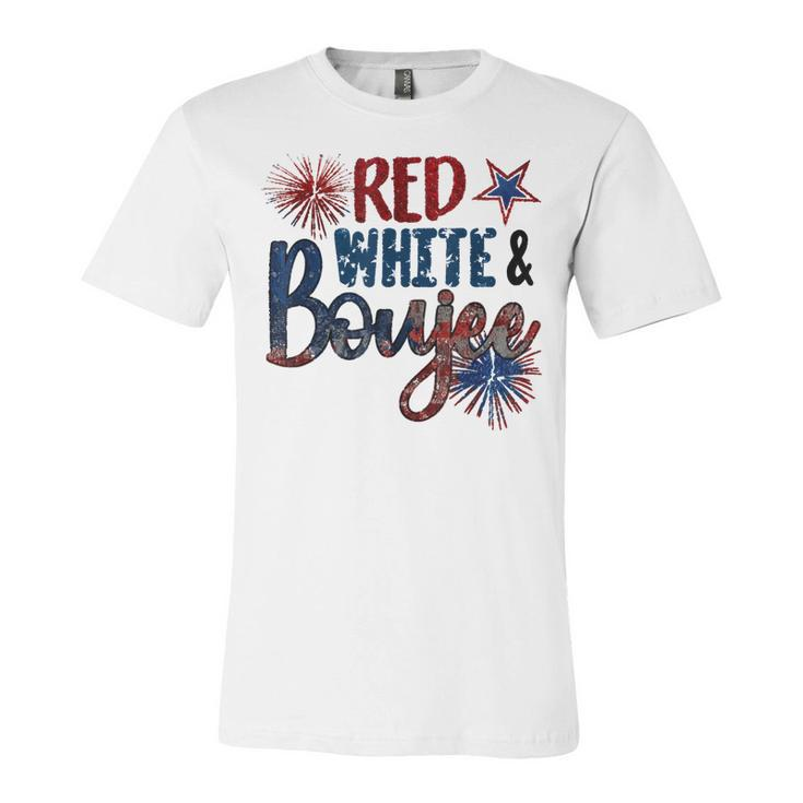 Red White And Boujee 4Th Of July Fourth Of July Vintage  Unisex Jersey Short Sleeve Crewneck Tshirt