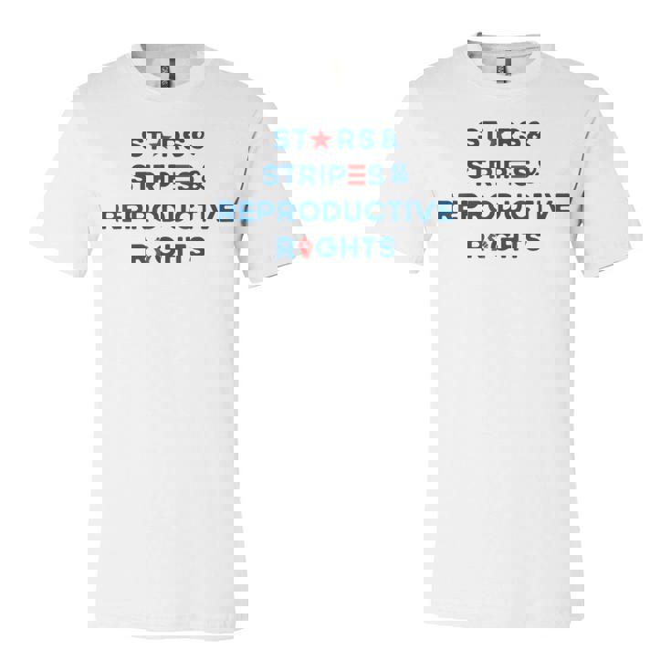 Stars Stripes Reproductive Rights 4Th Of July American Flag  V3 Unisex Jersey Short Sleeve Crewneck Tshirt