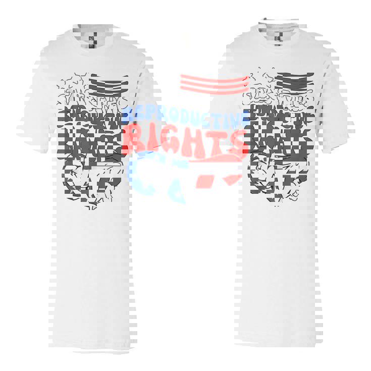Stars Stripes Reproductive Rights Patriotic 4Th Of July  V18 Unisex Jersey Short Sleeve Crewneck Tshirt