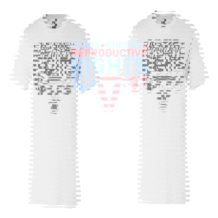 Stars Stripes Reproductive Rights Patriotic 4Th Of July  V22 Unisex Jersey Short Sleeve Crewneck Tshirt