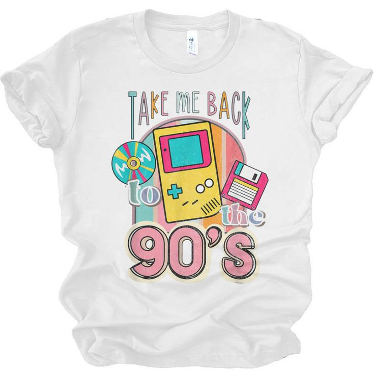 Take Me Back To The 90S Casette Tape Retro  Men Women T-shirt Unisex Jersey Short Sleeve Crewneck Tee