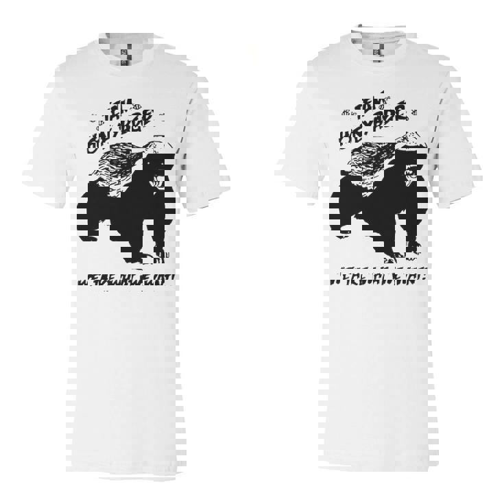 Team Honey Badger V3 Unisex Jersey Short Sleeve Crewneck Tshirt