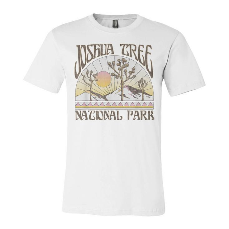 Vintage Joshua Tree National Park Retro Outdoor Camping Hike  Unisex Jersey Short Sleeve Crewneck Tshirt
